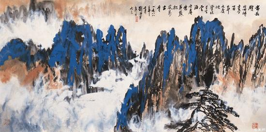 刘海粟的丈二匹黄山图真只有十张？