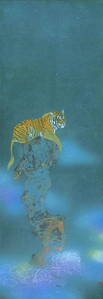 《彘》 115×40cm 2015年 纸本综合