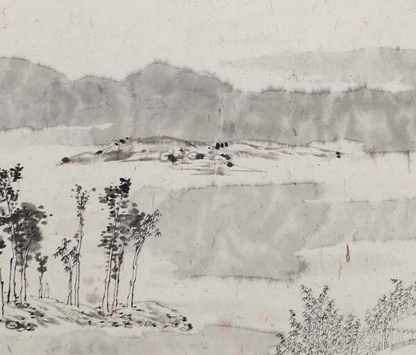 最爱湖东行不足，绿杨阴里白沙堤（局部）