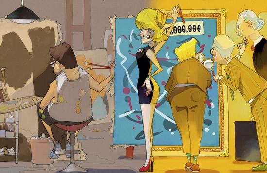 漫画家画笔下的该事件