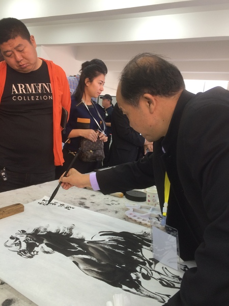 10书画笔会现场 (2)
