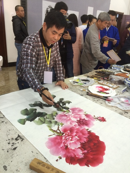 9书画笔会现场 (3)