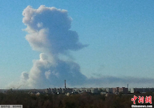 俄罗斯一个军用靶场发生弹药爆炸