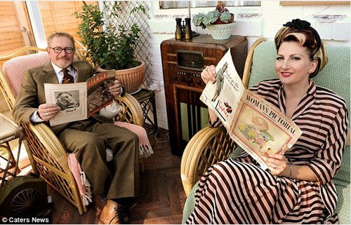 图为Kitten和Richard Von Mew夫妇。