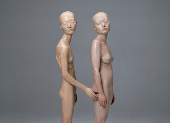 图片：《我们（Ⅰ）》 玻璃钢着色