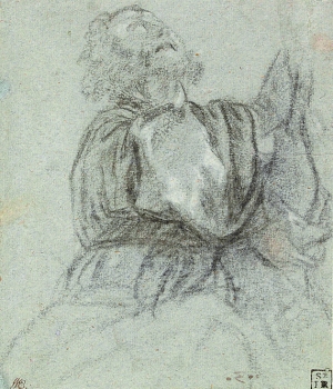 提香作品《穿衣男子习作》