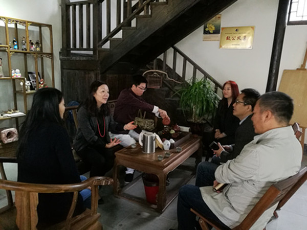 调研组一行参观致公凤巢并与致公党无锡市委会座谈