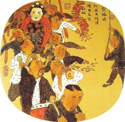 祭猛将 周矩敏绘 