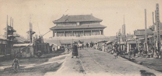 德胜门城楼，1900年老照片