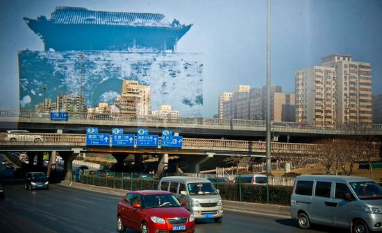 现在的广渠门地区（图源 新京报 新浪新闻中心联合出品《城门变》，摄影 李飞）