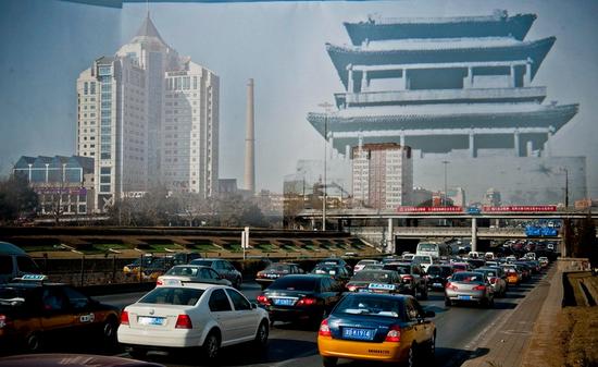 现在的广安门地区（图源 新京报 新浪新闻中心联合出品《城门变》，摄影 李飞）