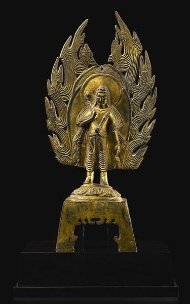 &nbsp;“艺海观涛：坂本五郎珍藏早期佛教铜像”专?。忽探鹜制腥⑾?北魏皇兴四年 高27.7公分 成交价：1148港元