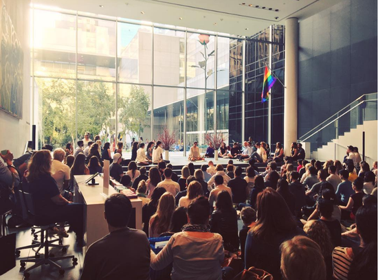 美国纽约现代艺术博物馆“宁静早晨”。图/取自IG。