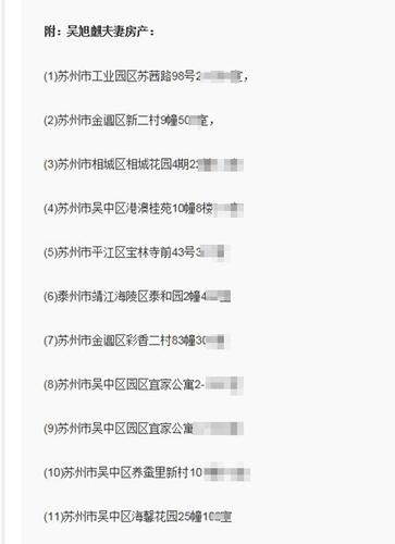 苏州一副局长被指有11套房 回应:造谣干扰办案