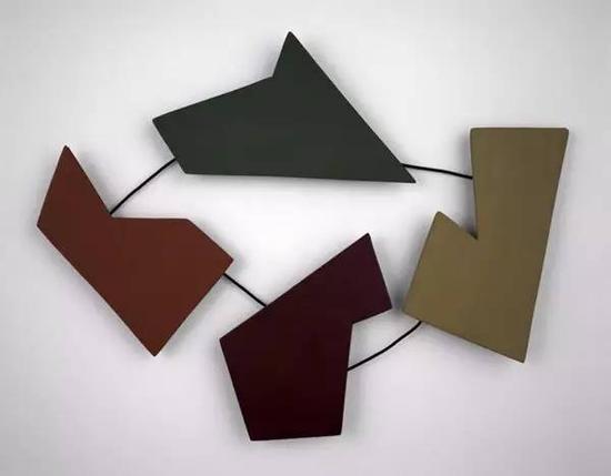 《解压N°30（Relief N°30）》，劳尔?罗兹（RaúlLozza），木材和金属上酪蛋白，1946年