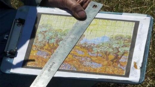 美国艺术家种出梵高画作