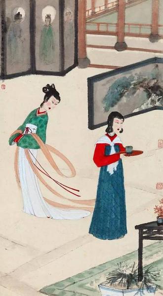 傅抱石《风光好》