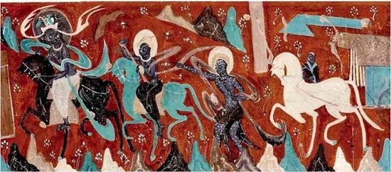 敦煌壁画九色鹿本生局部