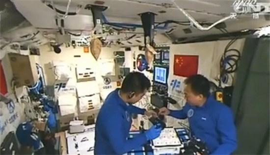 景海鹏陈冬今日回家4