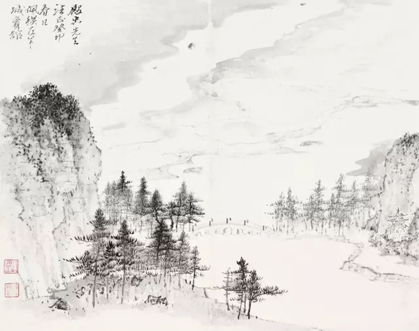 李云 《岩畔泛舟》