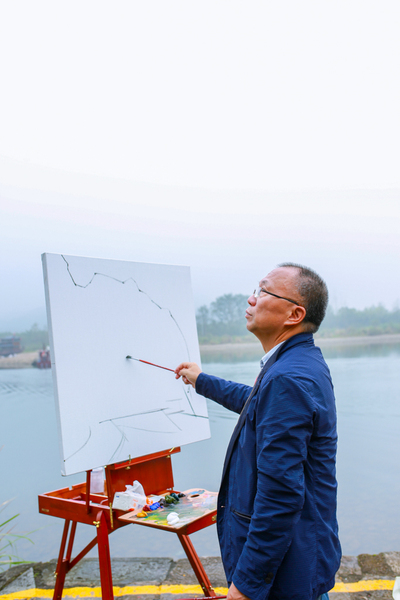 中国写生大会进行时之中国写意油画学会秘书长王辉