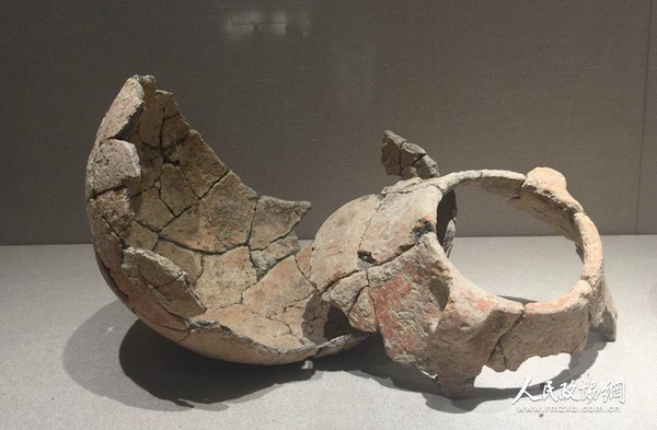 陶双耳罐（上山遗址）