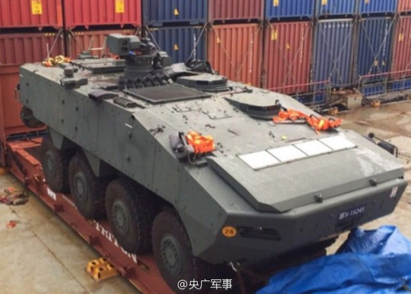 香港码头现装甲车