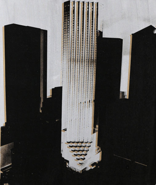 安迪·沃霍尔为特朗普大厦所作创作，而今收藏于匹兹堡的安迪·沃霍尔博物馆