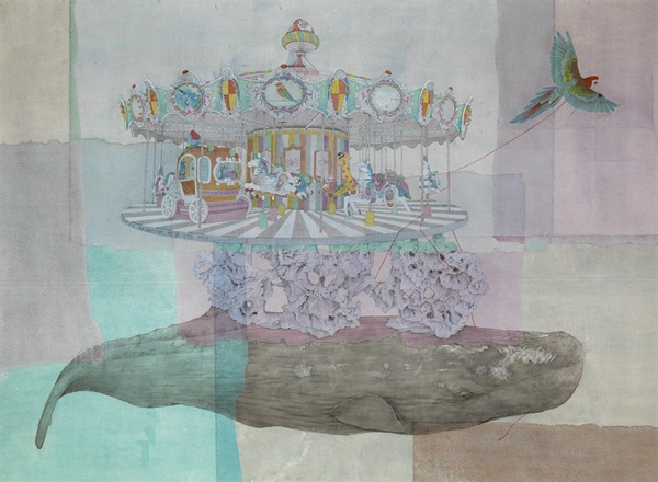 华彬 北冥有鱼 180cm×240cm