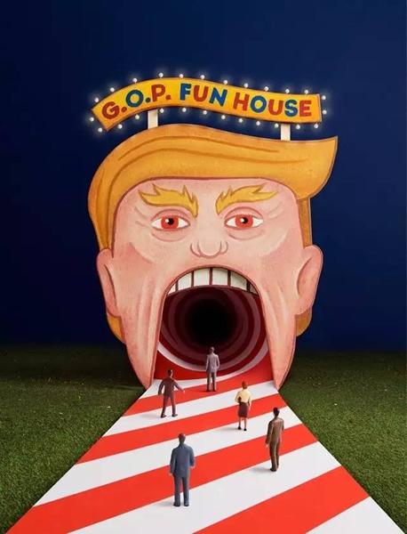 《纽约时报》创意总监 Jessica Walsh 团队创作的插画作品。