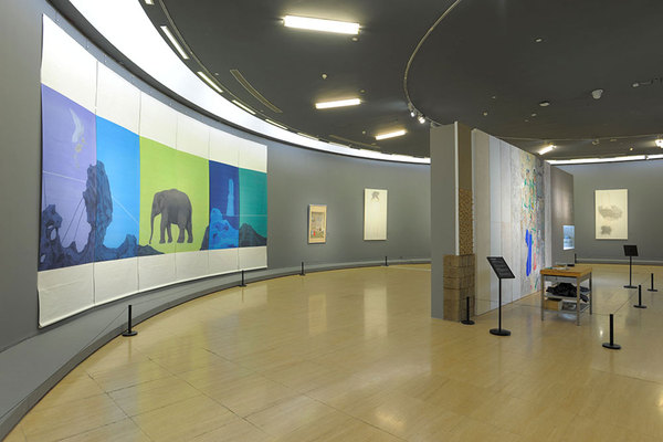 徐累、徐华翎及永乐宫壁画“再现”现场