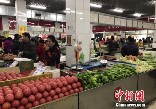 北京一家农贸市场内。<a target='_blank' href='http://www.chinanews.com/' >中新网</a> 种卿 摄