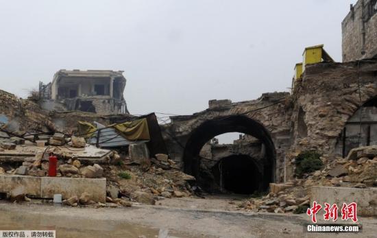 资料图 叙利亚阿勒颇城堡