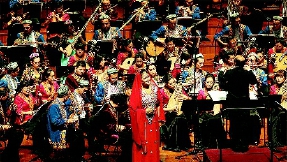     ▲中央民族乐团《丝绸之路》民族音乐会现场