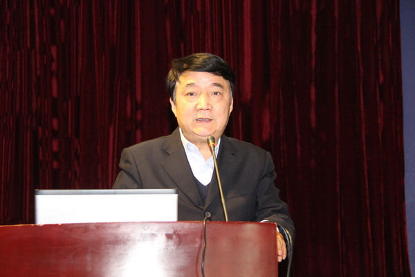 ９、苏州大学党委书记王卓君做主题发言。吴琛 摄影