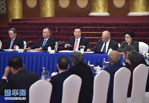 张德江参加全国政协港澳委员联组会