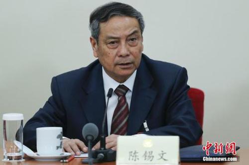 图为陈锡文发言。<a target='_blank' href='http://www.chinanews.com/'>中新社</a>记者 杨可佳 摄