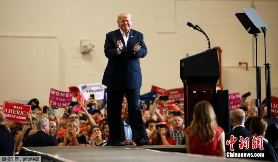 资料图：美国总统特朗普。