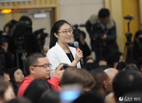 人民日报记者提问