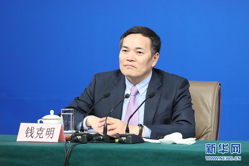 图为商务部副部长钱克明。