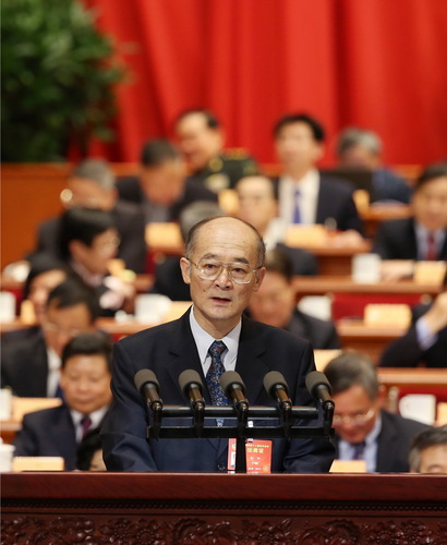 赵阳委员代表全国政协港澳台侨委员会、侨联界就充分发挥海外侨胞在“一带一路”建设中的独特作用发言。