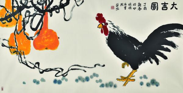 2大吉图68X136cm（2）