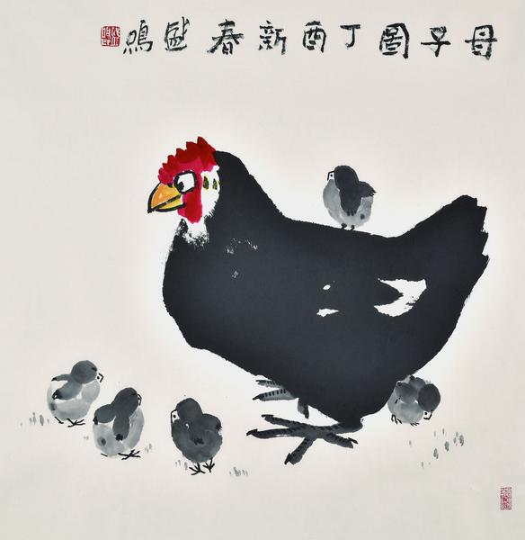 5母子图68x68cm（1）