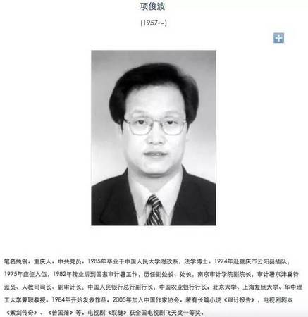 中国作家网对会员项俊波的介绍