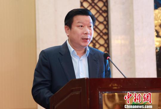 江西抚州市委副书记、市长张鸿星致辞?！〉嘶?摄