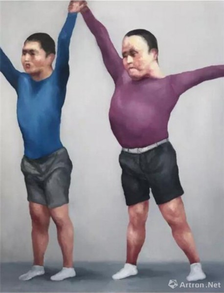 赵能智 | 巨人阵NO8布面油画 | 230×180cm | 2017年  