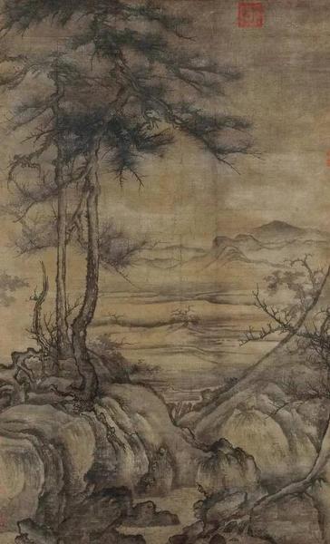 （传）北宋 李成《乔松平远图》