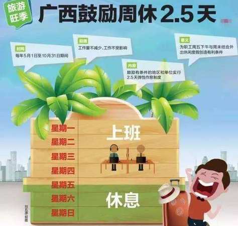 广西正式进入2.5天休假制2