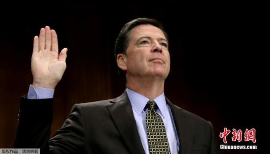 美国总统特朗普5月9日解除联邦调查局局长科米职务。图为科米资料图。