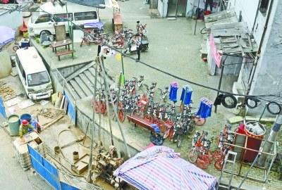 摩拜单车占领社区晾晒点有人利用“红包车”骗领奖金